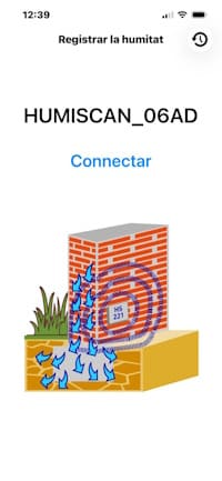 Pantalla d'entrada de l'aplicació