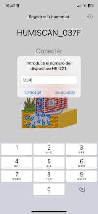 Pantalla de entrada aplicación