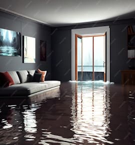 secar casa inundada