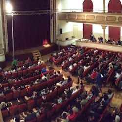 Eliminación de la humedad por capilaridad de la platea del teatro