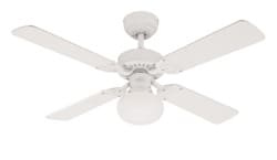 Los ventiladores de techo homogenizan la temperatura de las habitaciones, evitando puntos frios